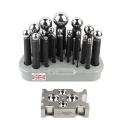 Durston 16 Piece Dapping Punch Set With Forming Block
