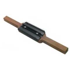 4 Row Dressing Buff Rake With Wood Handles