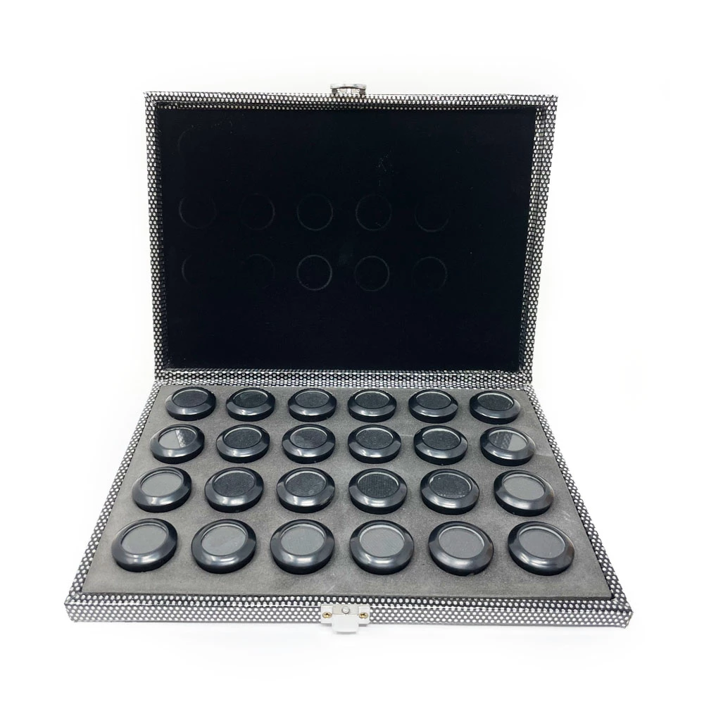 Set Of 24 Round Gemstone Storage Boxes 1 Set Of 24 Round Gemstone Storage Boxes