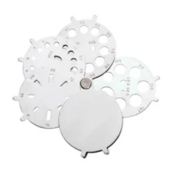 Diamond & Stone Folding Fan Gauge
