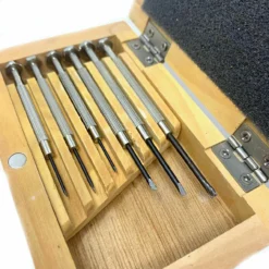 Screwdrivers In Wooden Box Set Of 6 6 Screwdrivers In Wooden Box Set Of 6 -Professional Tools Sales 2024 Jewellers Set of 6 Jewellery Screwdrivers in Box Quality Tools Watchmakers Tool 195087451450 3 1