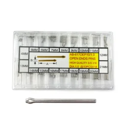 Watch Split Pins Set, Ø1.00mm, 4mm-21mm