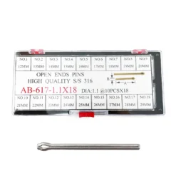 Watch Split Pins Set, Ø1.10mm, 12mm-29mm
