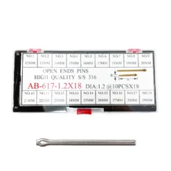 Watch Split Pins Set, Ø1.20mm, 12mm-29mm