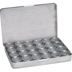 24 Aluminium Storage Tins