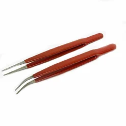 Insulated Pair Of Tweezers With PVC Grip