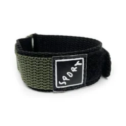 Khaki Green One-Piece Sport Watch Strap