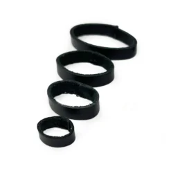 Leather Watch Strap Keeper – Black