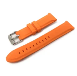 Hadley Roma Watch Strap – Orange Silicone