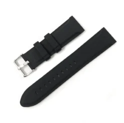 Hadley Roma Watch Strap – Black Silicone