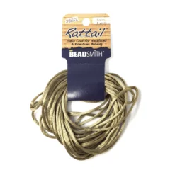 Beadsmith Rattail Satin Cord – Coffee
