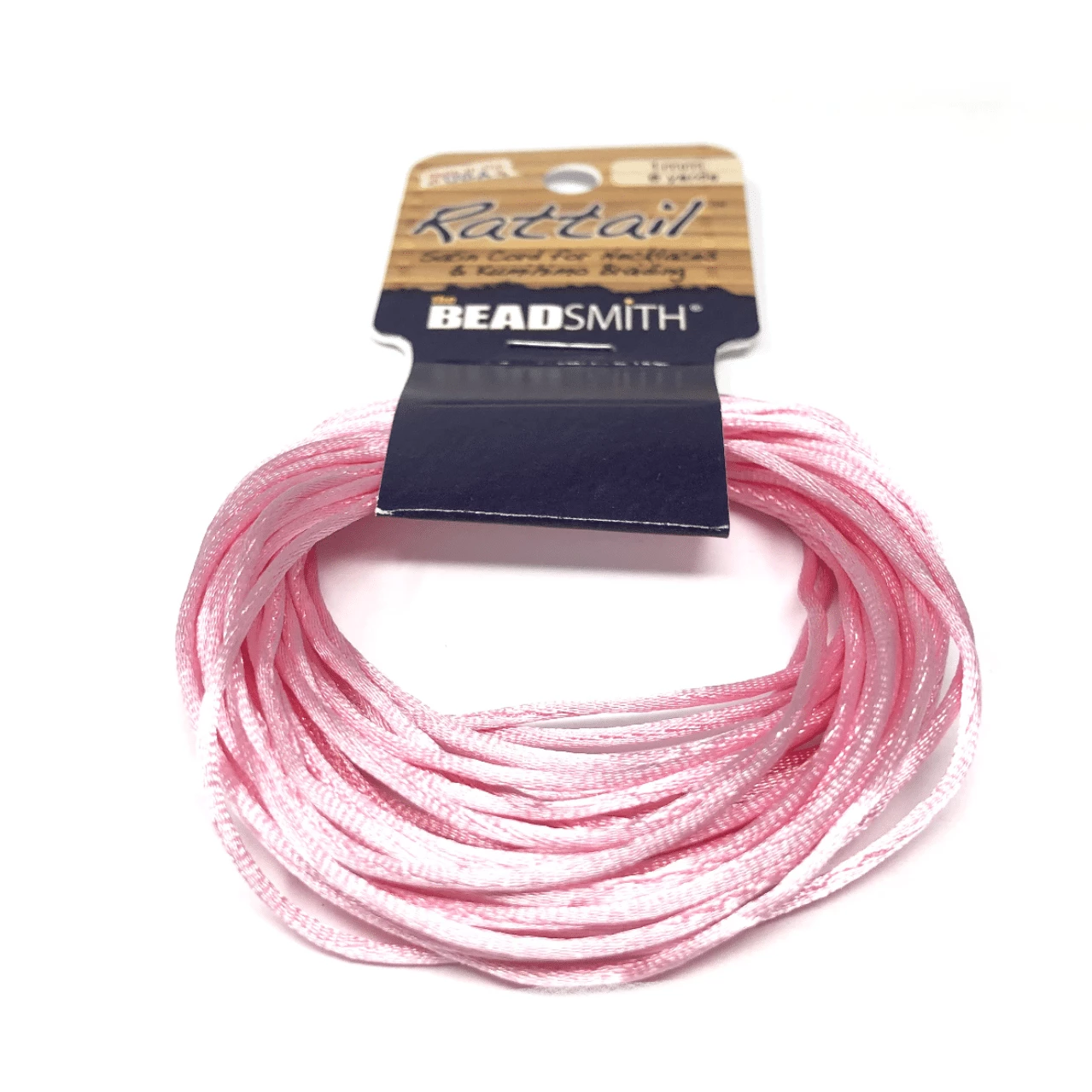 Beadsmith Rattail Satin Cord – Antique Mauve 2 Beadsmith Rattail Satin Cord – Antique Mauve - Image 2