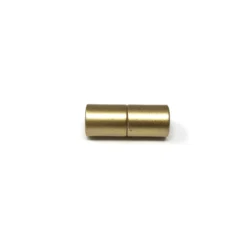 Magnetic Kumihimo Clasp – Acrylic Matte Gold 6mm