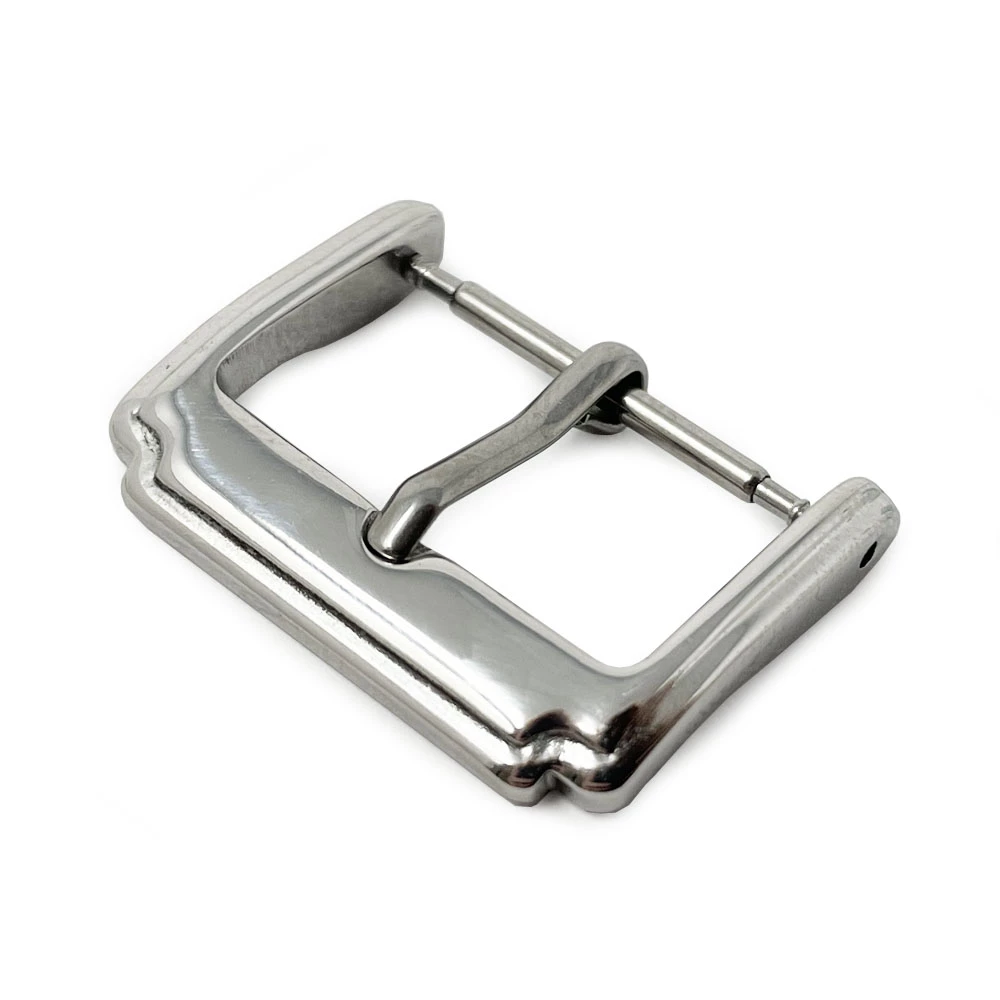 Stainless Steel Watch Buckle, Square Edge (18mm – 24mm) 1 Stainless Steel Watch Buckle, Square Edge (18mm – 24mm)
